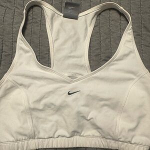 Nike White Sports Bra